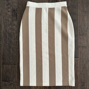 NWT Club Monaco Striped Skirt